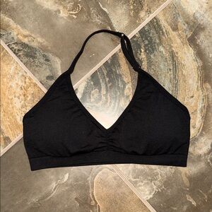 Black Women's Halter Bralette